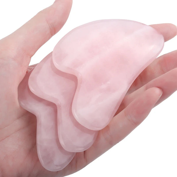 Rose Quartz Gua Sha Facial Scraper